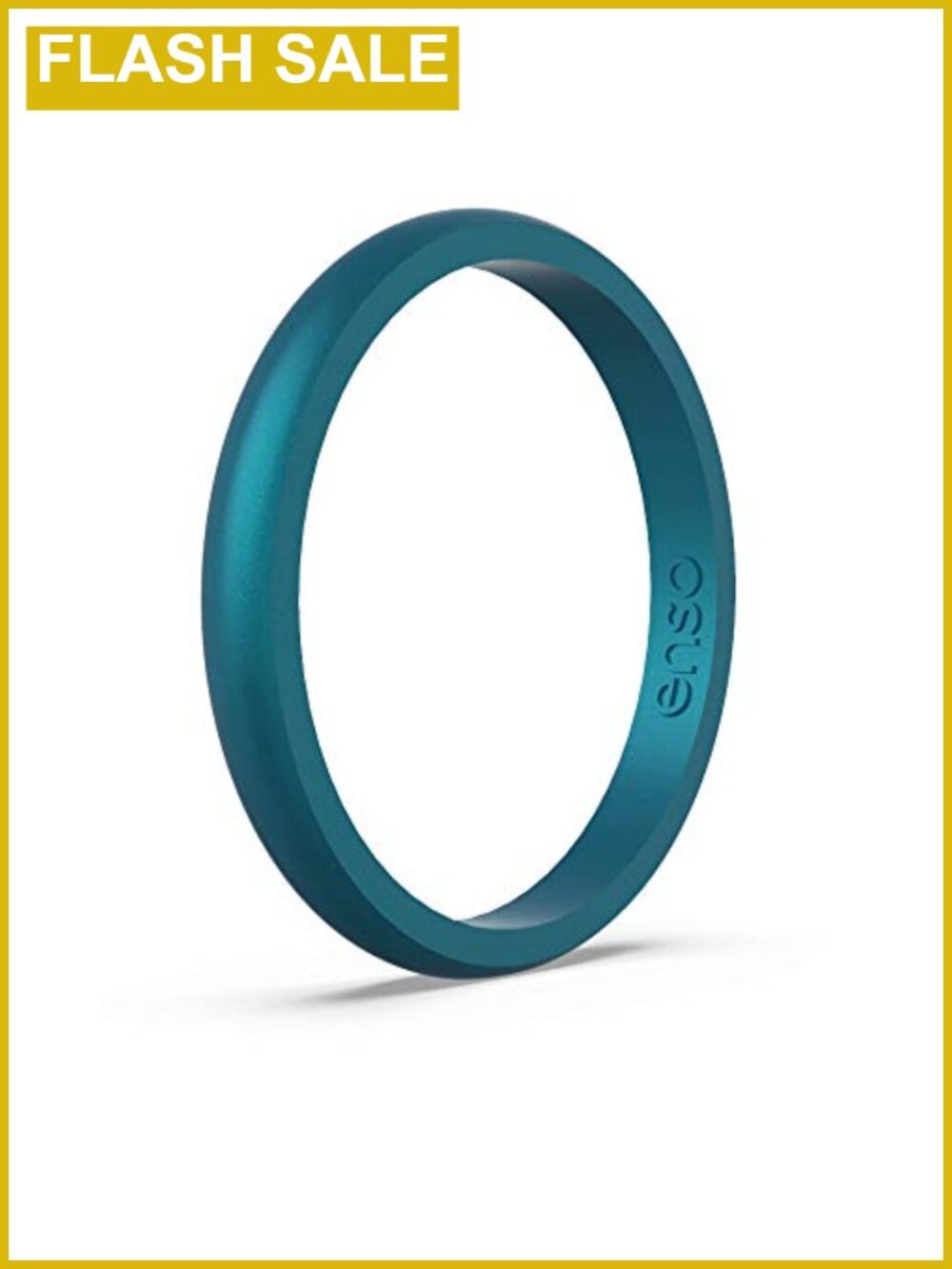 Silicone Ring Minimalist Stackable Wedding Band 2.54mm Wide